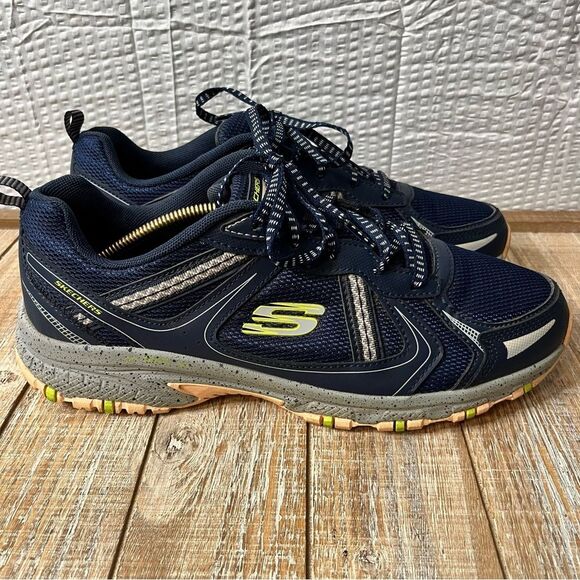 Skechers Womens Hillcrest Vast Adventure Trail Blue Running Sneakers Size 11 - Picture 1 of 12